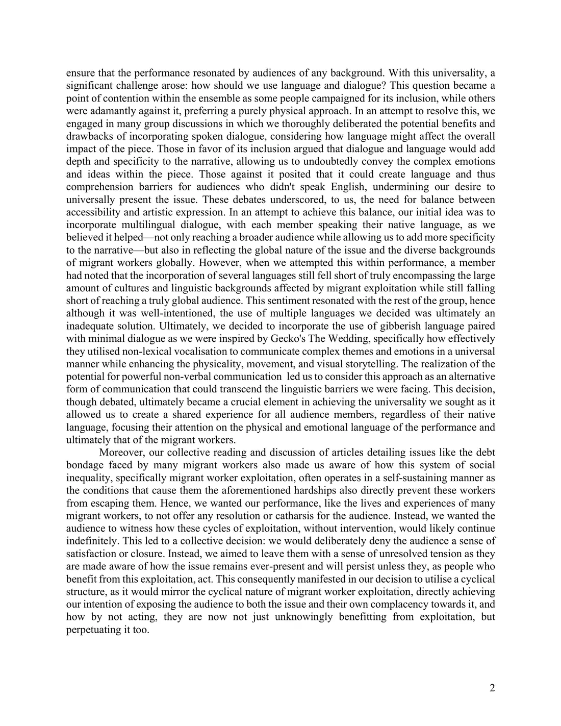 Page 2 of the exemplar