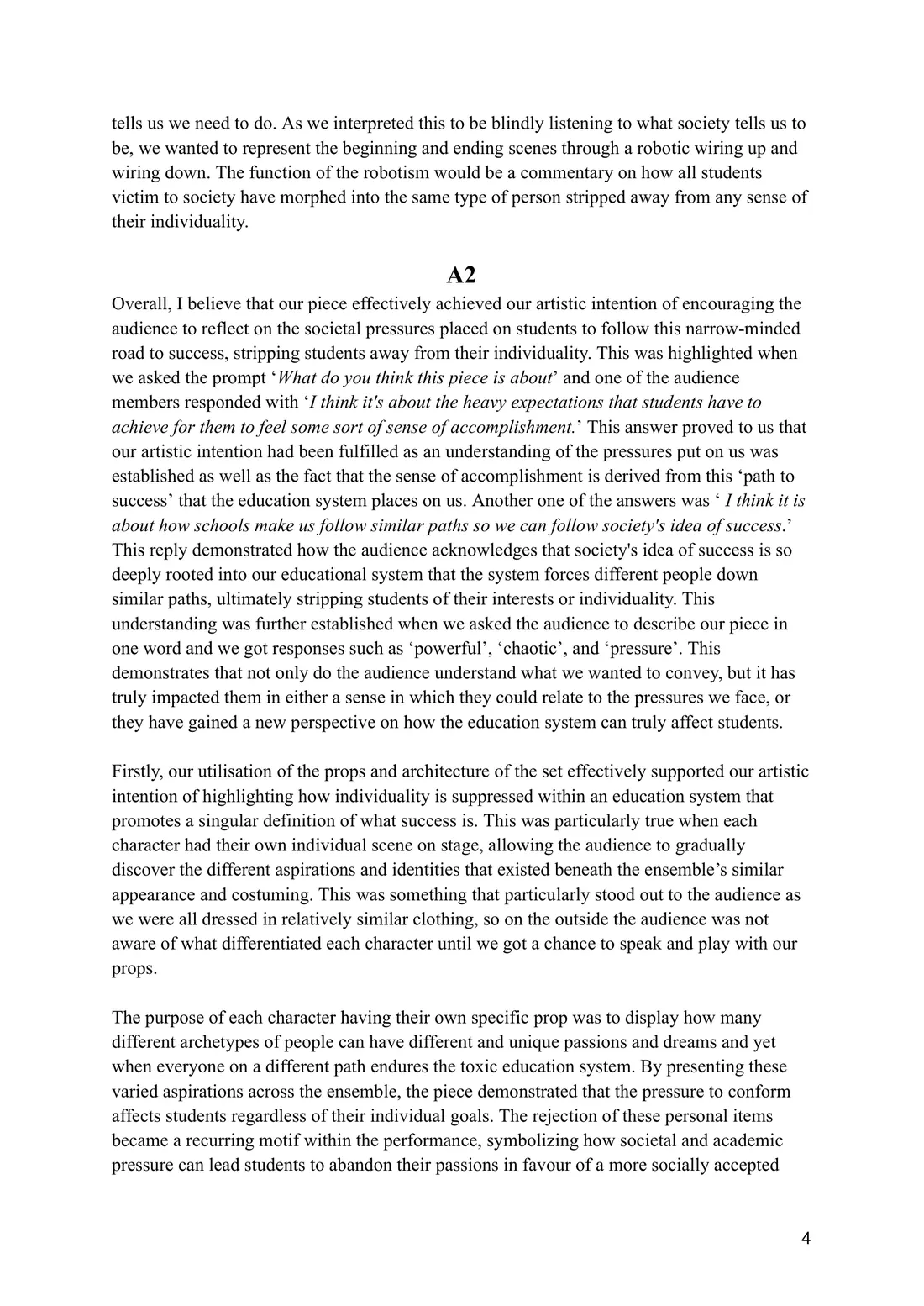 Page 4 of the exemplar